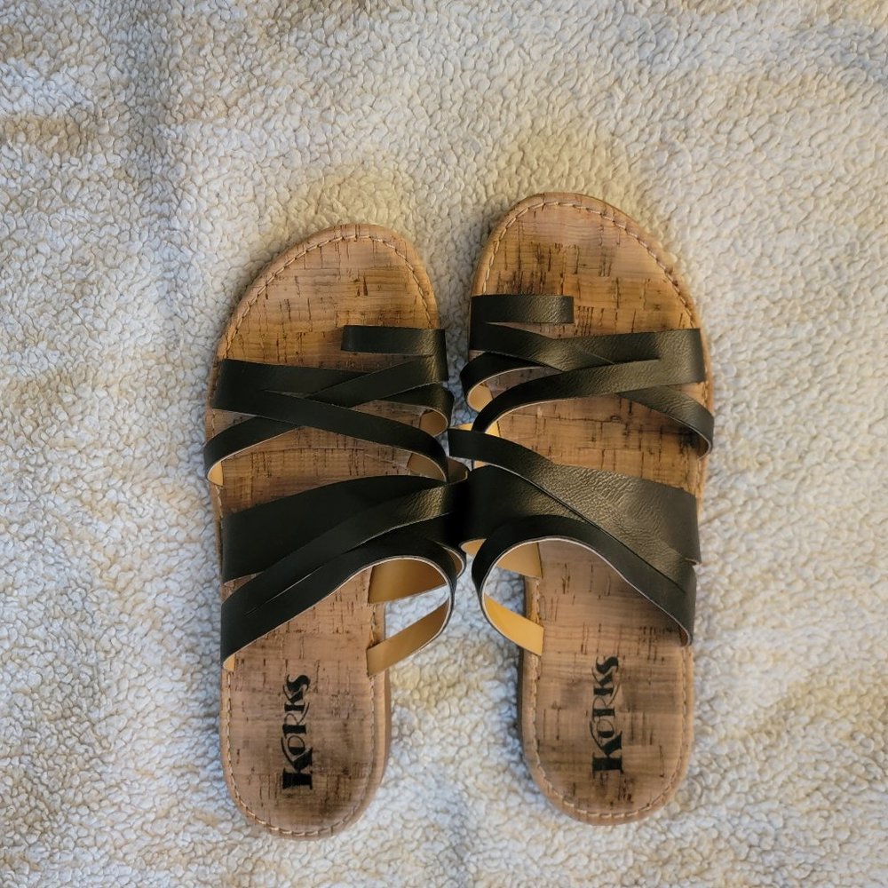 Korks Strappy Sandals sz 10